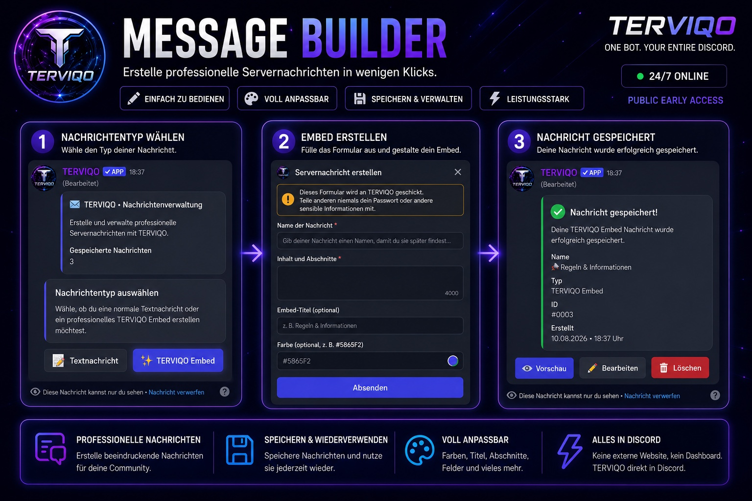 TERVIQO Message Builder